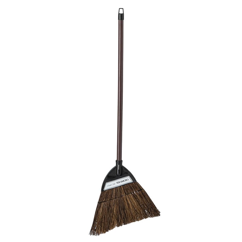 テラモト ホーキ ミックスシダ 短柄 CL3881100 1本(ご注文単位1本)【直送品】