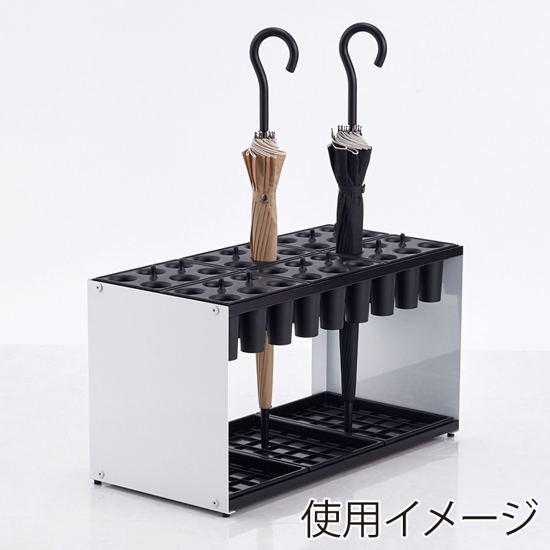 テラモト モノシュート傘立 36本立 UB2900368 1台(ご注文単位1台)【直送品】