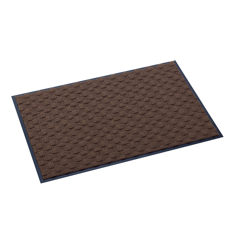 テラモト 雨天用マット ラインアート 600×900mm ブラウン MR0560404 1枚(ご注文単位1枚)【直送品】