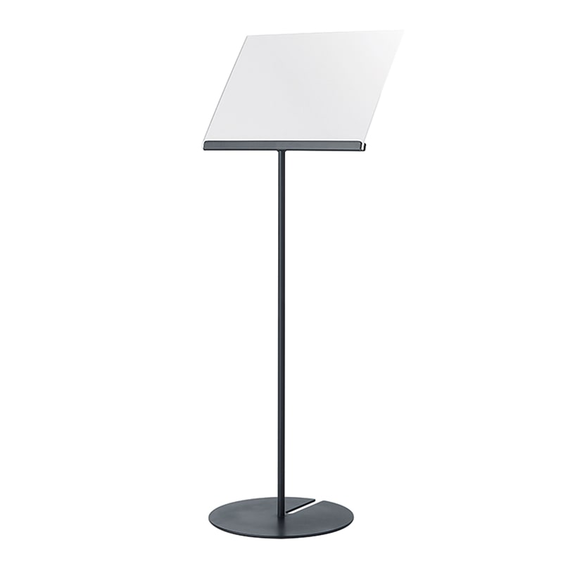 テラモト 2Wayサインスタンド A3サイズ横 ブラック SU6573037 1台(ご注文単位1台)【直送品】