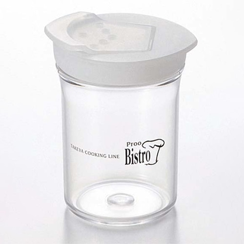 タケヤ化学工業 プルー　ソルト＆ペッパーポット　S 125ml　φ60×H80  1個（ご注文単位1個）【直送品】