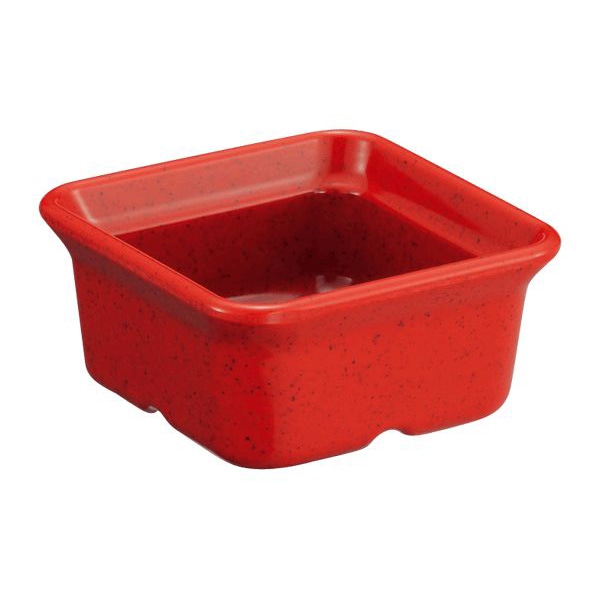 台和 メラミン食器　パズル　イチコバチ 赤マーブル CH-610-R 1枚（ご注文単位1枚）【直送品】