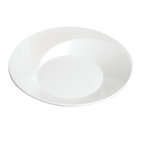 台和 メラミン食器　19cmスパイラルプレート 白 BY-954-W 1枚（ご注文単位1枚）【直送品】