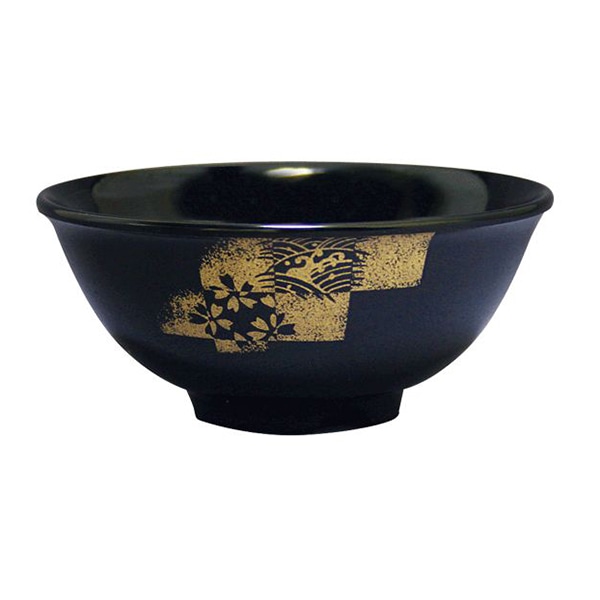 台和 メラミン食器 飯椀 身 金ニシキ ED-202-KNI 1枚(ご注文単位1枚)【直送品】