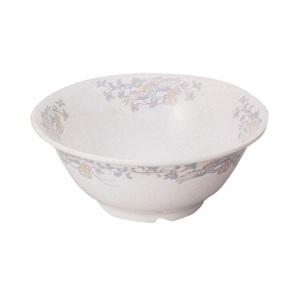 台和 メラミン食器 ラーメン鉢 両面コーティング 鳳仙 柄両面 FR-10-HS 1枚(ご注文単位1枚)【直送品】