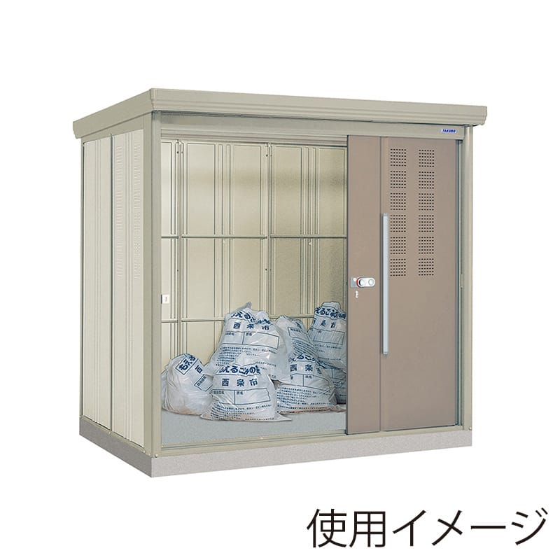 田窪工業所 ごみ集積庫 クリーンキーパー 物置タイプ 25世帯用 一般型 結露減少屋根 CK-Z2215 1台（ご注文単位1台）【直送品】
