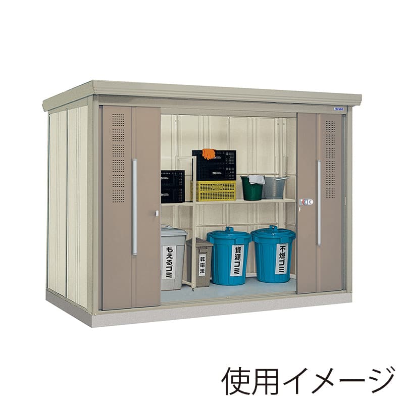 田窪工業所 ごみ集積庫 クリーンキーパー 物置タイプ 30世帯用 一般型 結露減少屋根 CK-Z2915 1台（ご注文単位1台）【直送品】