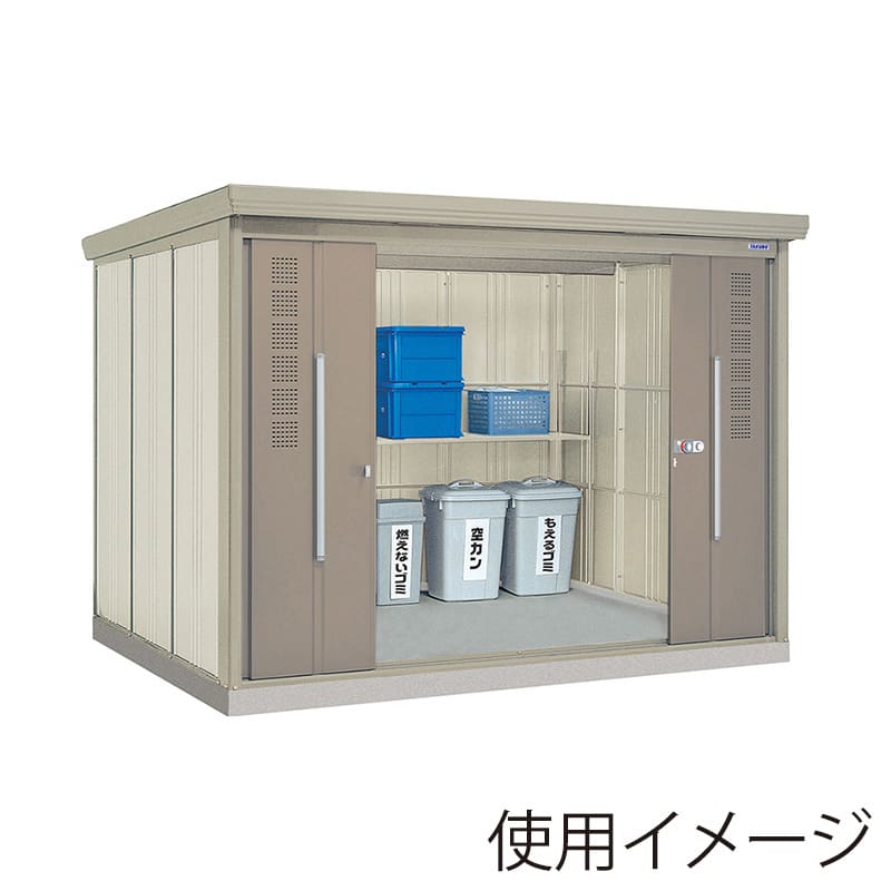 田窪工業所 ごみ集積庫 クリーンキーパー 物置タイプ 45世帯用 多雪型 結露減少屋根 CK-SZ2922 1台（ご注文単位1台）【直送品】