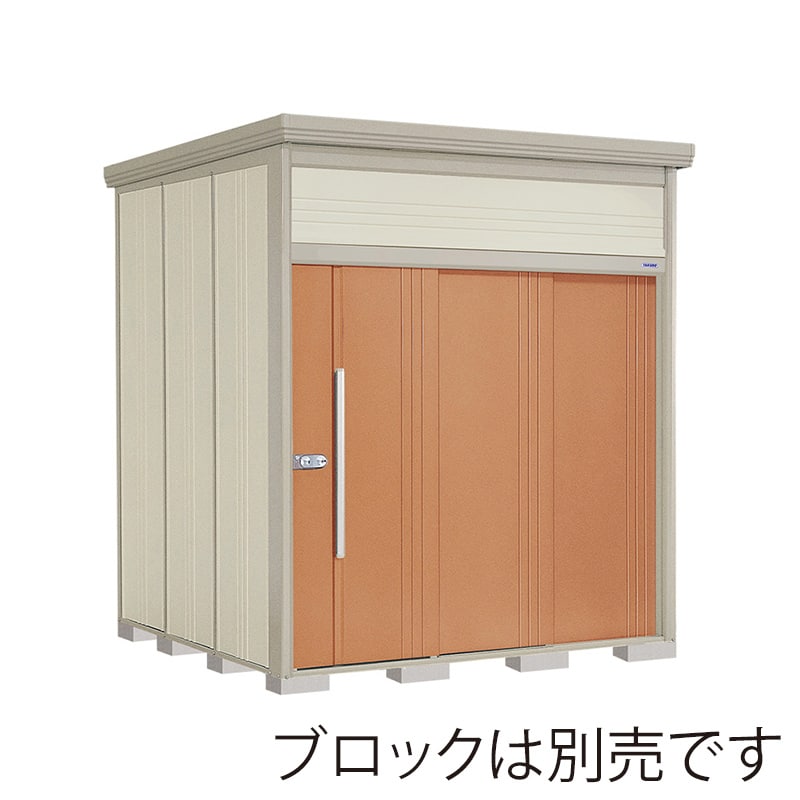田窪工業所 中・大型物置 Mr.トールマン ダンディ 多雪型 標準屋根 JN-S2222T トロピカルオレンジ 1台（ご注文単位1台）【直送品】