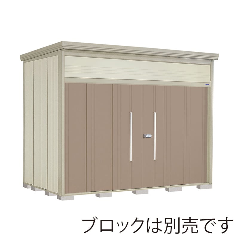 田窪工業所 中・大型物置 Mr.トールマン ダンディ 一般型 標準屋根 背面棚 JN-3219B カーボンブラウン 1台（ご注文単位1台）【直送品】