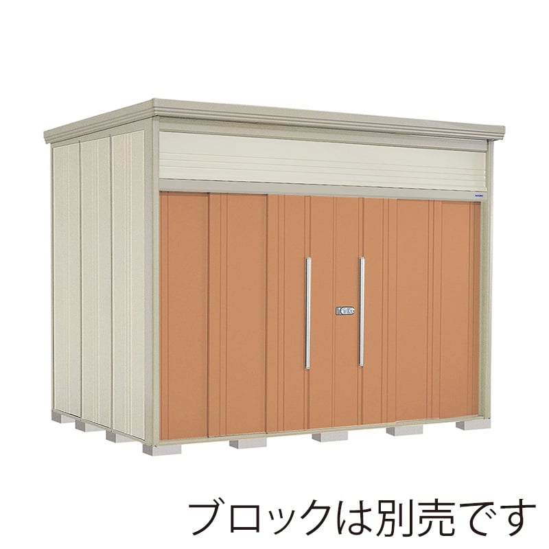 田窪工業所 中・大型物置 Mr.トールマン ダンディ 多雪型 結露減少屋根 JN-SZ3222T トロピカルオレンジ 1台（ご注文単位1台）【直送品】