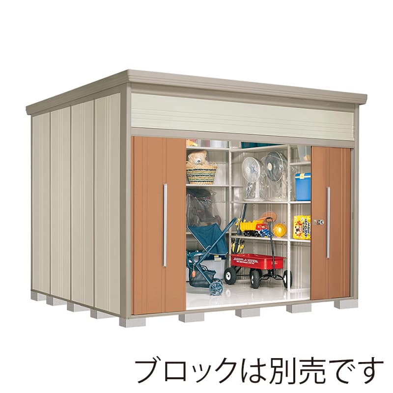 田窪工業所 中・大型物置 Mr.トールマン ダンディ 多雪型 結露減少屋根 JN-SZ3229T トロピカルオレンジ 1台（ご注文単位1台）【直送品】