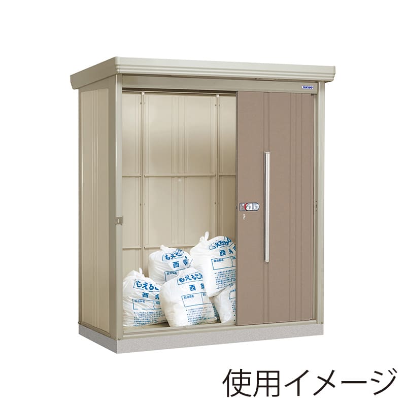田窪工業所 ごみ集積庫 クリーンキーパー 物置タイプ 12世帯用 一般・多雪兼用 標準屋根 CK-1808 1台（ご注文単位1台）【直送品】