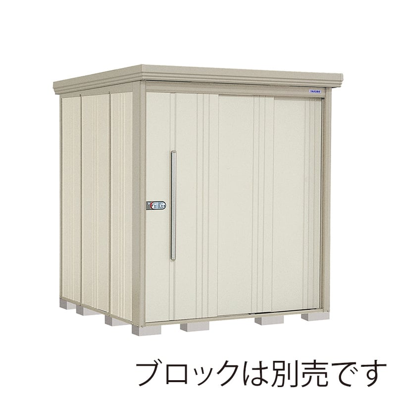 田窪工業所 中・大型物置 Mr.ストックマン ダンディ 多雪型 標準屋根 側面棚 ND-S1819YW ムーンホワイト 1台（ご注文単位1台）【直送品】