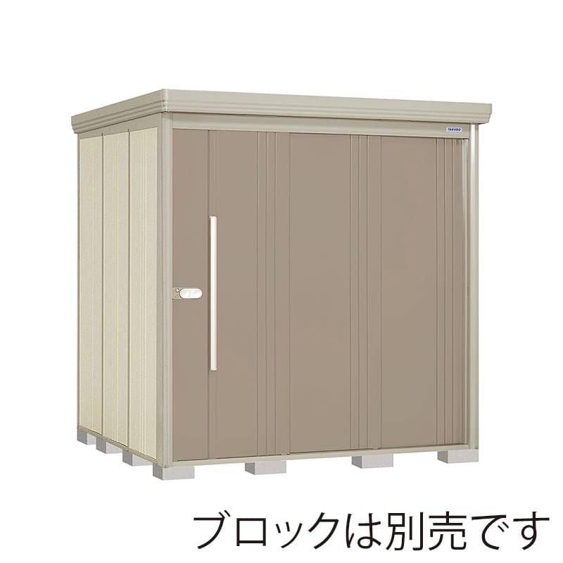 田窪工業所 中・大型物置 Mr.ストックマン ダンディ 一般型 結露減少屋根 側面棚 ND-Z2022YB カーボンブラウン 1台（ご注文単位1台）【直送品】