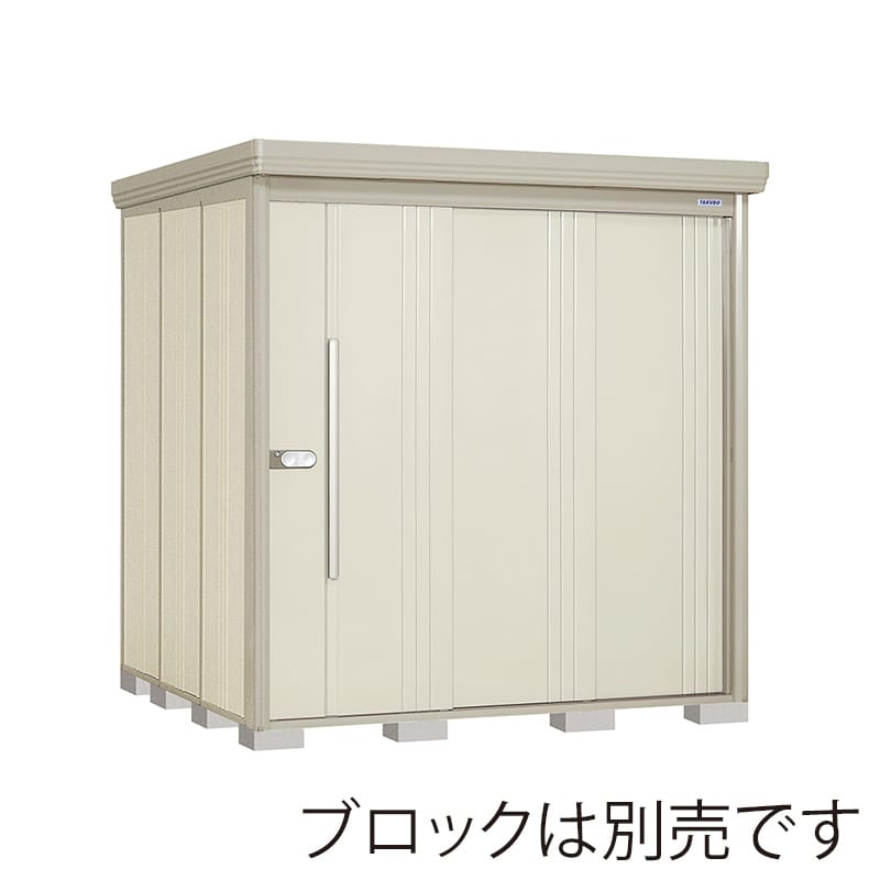 田窪工業所 中・大型物置 Mr.ストックマン ダンディ 多雪型 標準屋根 側面棚 ND-S2022YW ムーンホワイト 1台（ご注文単位1台）【直送品】