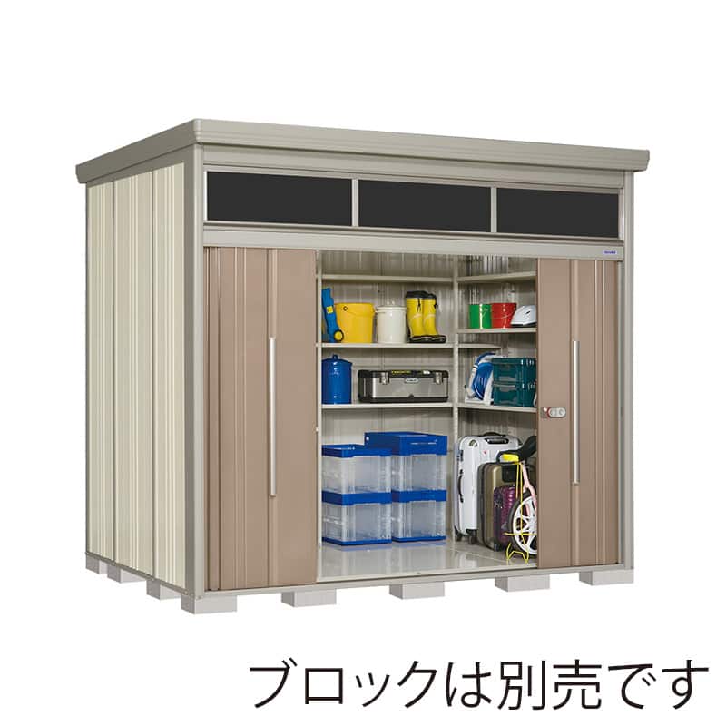田窪工業所 中・大型物置 Mr.トールマン ブライト 多雪型 標準屋根 JNA-S2919B カーボンブラウン 1台（ご注文単位1台）【直送品】