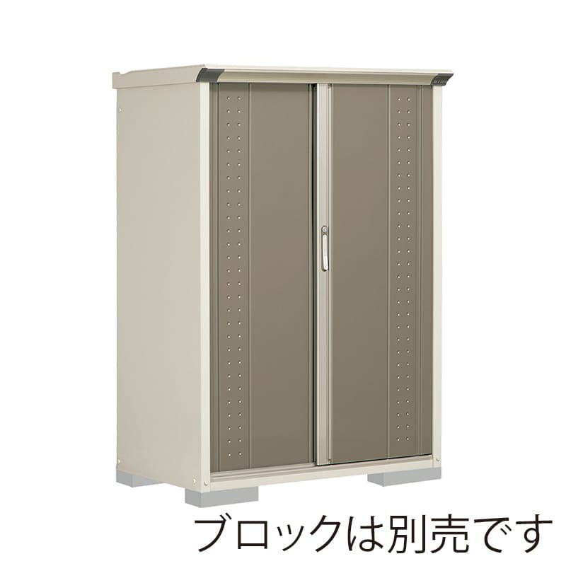 田窪工業所 小型物置 グランプレステージ ジャンプ 全面棚タイプ 本体ムーンホワイト GP-116BFCB カーボンブラウン 1台（ご注文単位1台）【直送品】