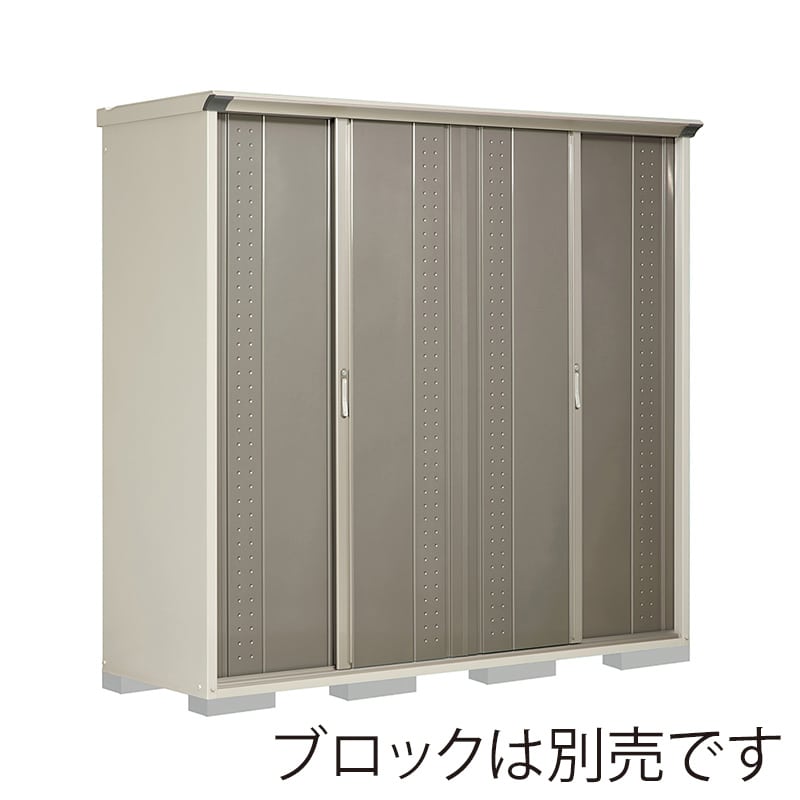 田窪工業所 小型物置 グランプレステージ ジャンプ 全面棚タイプ 本体ムーンホワイト GP-227HFCB カーボンブラウン 1台（ご注文単位1台）【直送品】