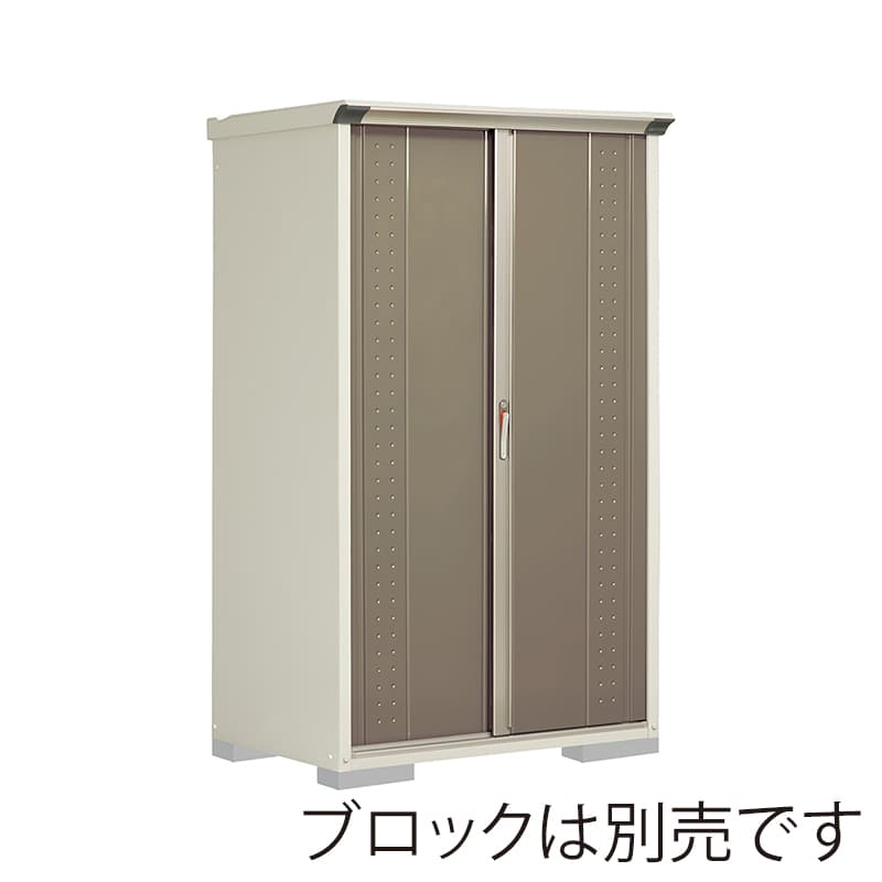 田窪工業所 小型物置 グランプレステージ ジャンプ たて置きタイプ 本体ムーンホワイト GP-117ATCB カーボンブラウン 1台（ご注文単位1台）【直送品】