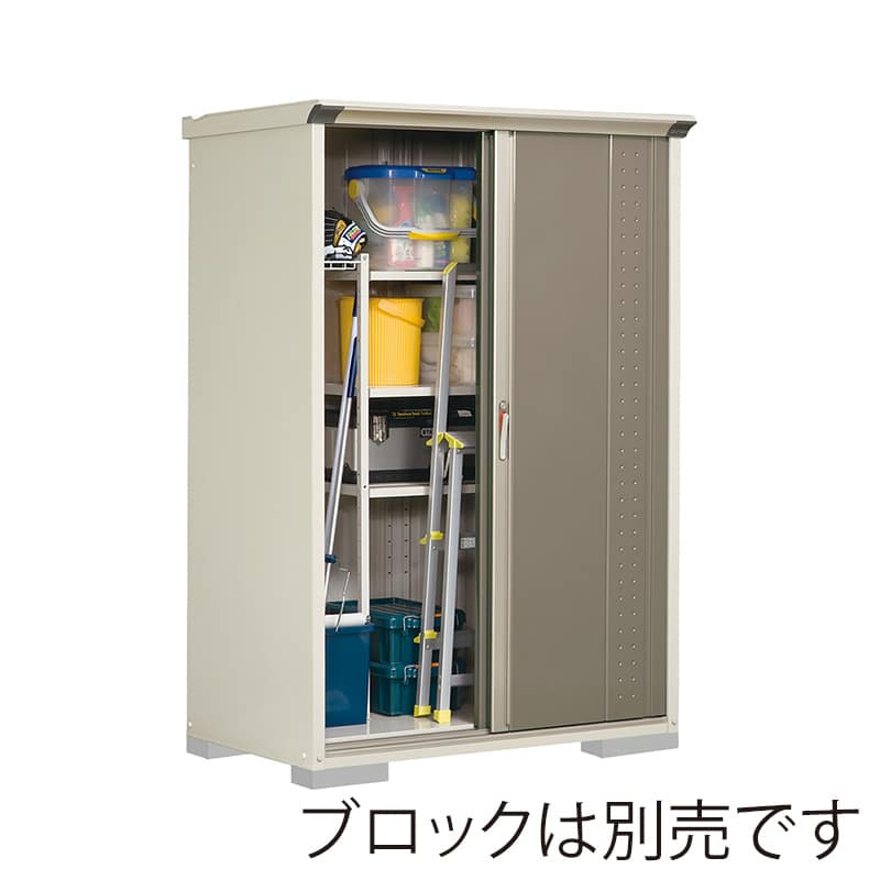 田窪工業所 小型物置 グランプレステージ ジャンプ たて置きタイプ 本体ムーンホワイト GP-137ATCB カーボンブラウン 1台（ご注文単位1台）【直送品】