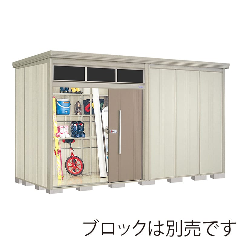田窪工業所 中・大型物置 Mr.トールマン ブライト 多雪型 標準屋根 JNA-S4419B カーボンブラウン 1台（ご注文単位1台）【直送品】