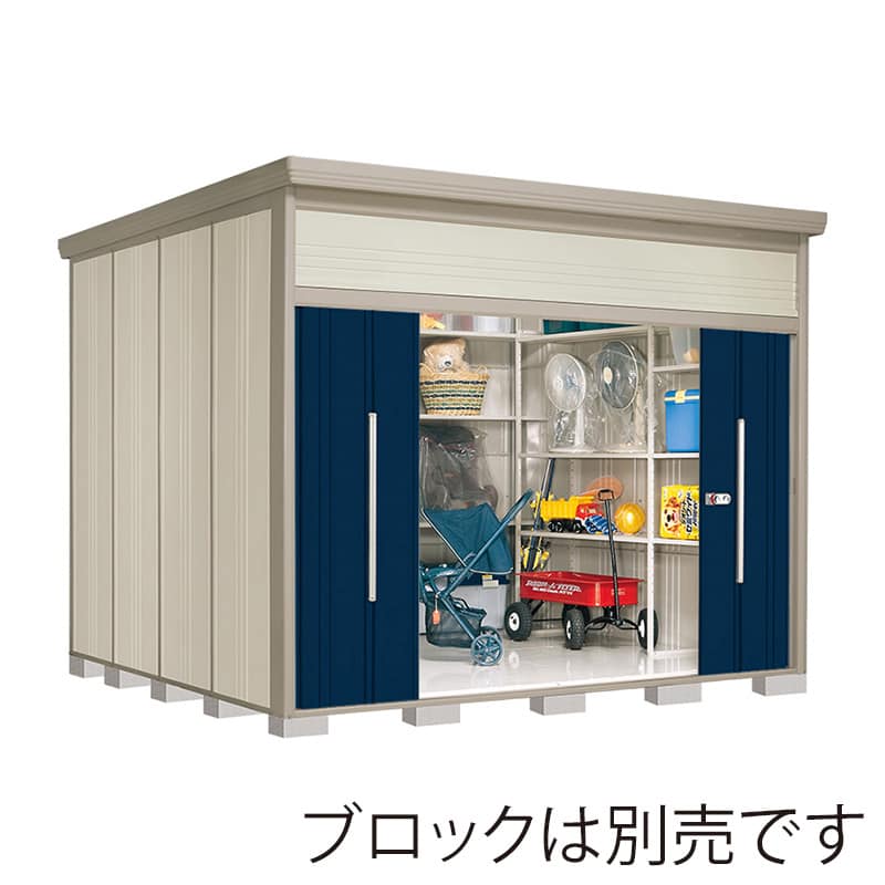 田窪工業所 中・大型物置 Mr.トールマン ダンディ 一般型 標準屋根 JN-3229D ディープブルー 1台（ご注文単位1台）【直送品】