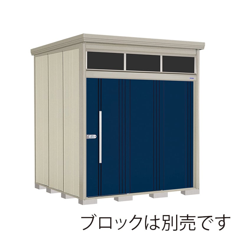 田窪工業所 中・大型物置 Mr.トールマン ブライト 多雪型 結露減少屋根 JNA-SZ2222D ディープブルー 1台（ご注文単位1台）【直送品】