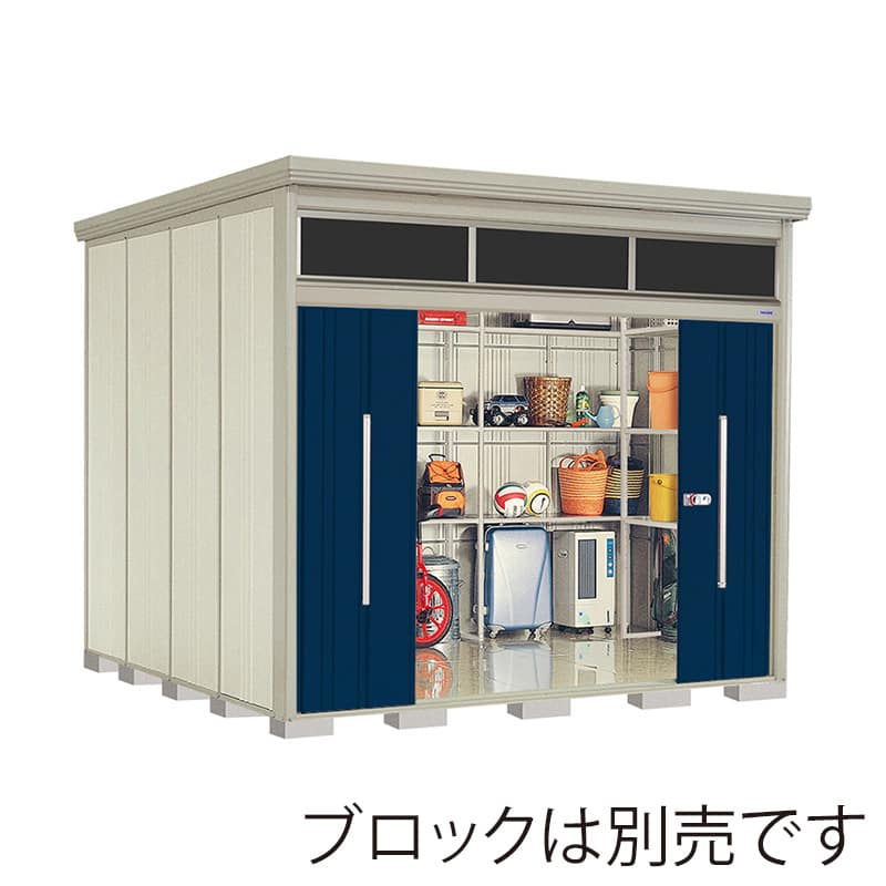 田窪工業所 中・大型物置 Mr.トールマン ブライト 多雪型 標準屋根 JNA-S2929D ディープブルー 1台（ご注文単位1台）【直送品】