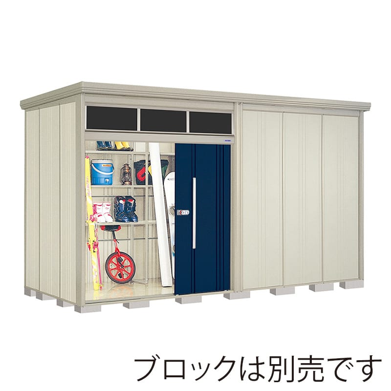 田窪工業所 中・大型物置 Mr.トールマン ブライト 多雪型 結露減少屋根 JNA-SZ4419D ディープブルー 1台（ご注文単位1台）【直送品】