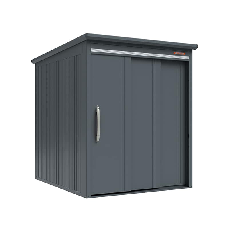 田窪工業所 中・大型物置 BELOS 一般型 結露減少屋根 背面棚 B-Z1722GR ブルイッシュグレー 1台（ご注文単位1台）【直送品】