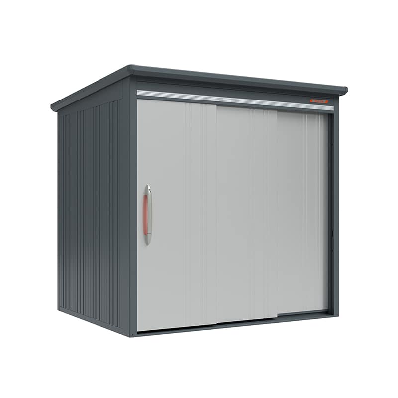 田窪工業所 中・大型物置 BELOS 一般型 結露減少屋根 棚なし B-Z2118NLS ルミナスシルバー 1台（ご注文単位1台）【直送品】