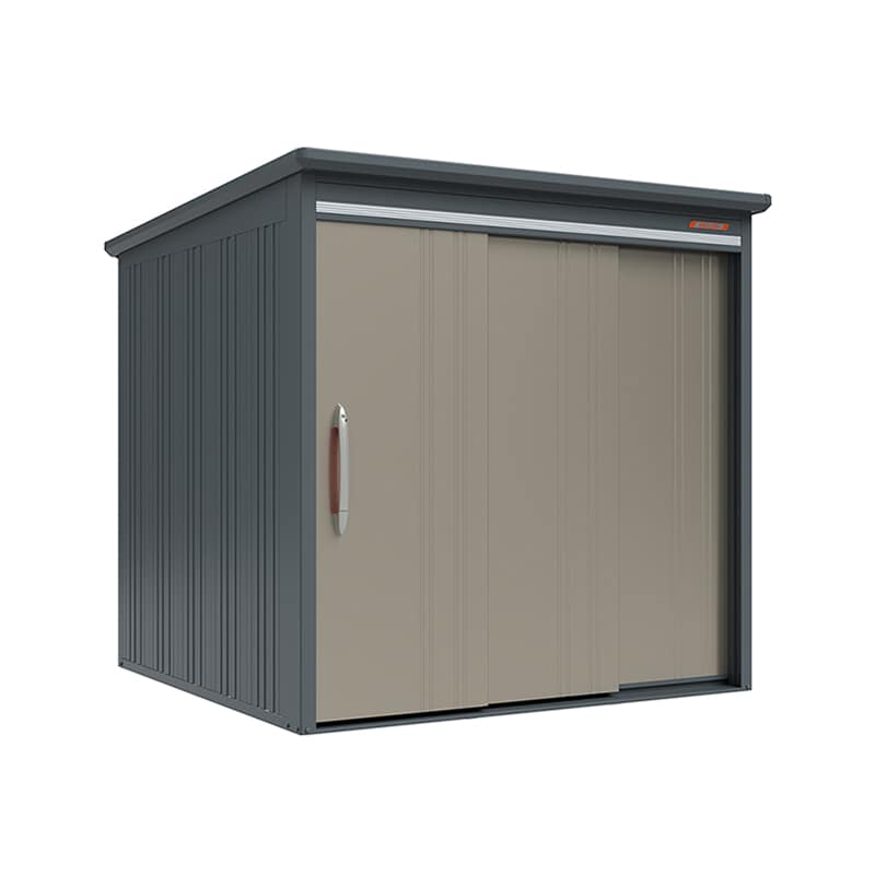 田窪工業所 中・大型物置 BELOS 豪雪型 標準屋根 背面棚 B-G2122AB アンバーゴールド 1台（ご注文単位1台）【直送品】