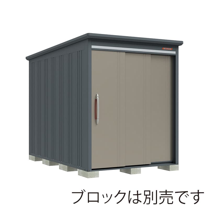 田窪工業所 中・大型物置 BELOS 一般型 結露減少屋根 背面棚 B-Z1730AB アンバーゴールド 1台（ご注文単位1台）【直送品】