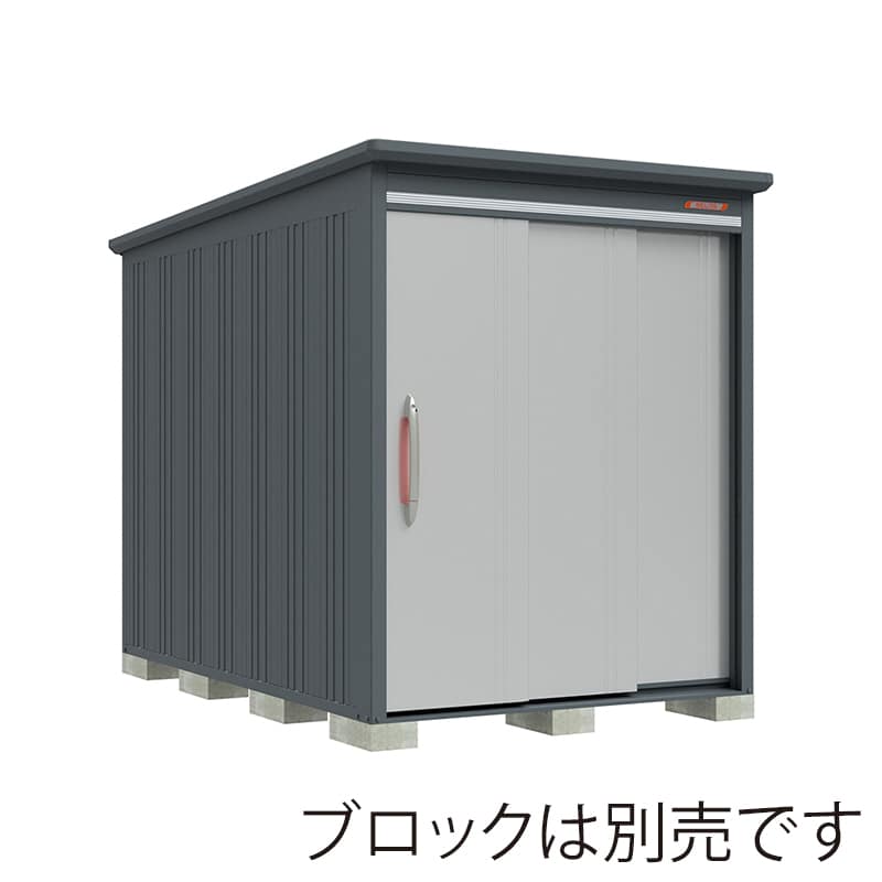 田窪工業所 中・大型物置 BELOS 豪雪型 標準屋根 棚なし B-G1730NLS ルミナスシルバー 1台（ご注文単位1台）【直送品】
