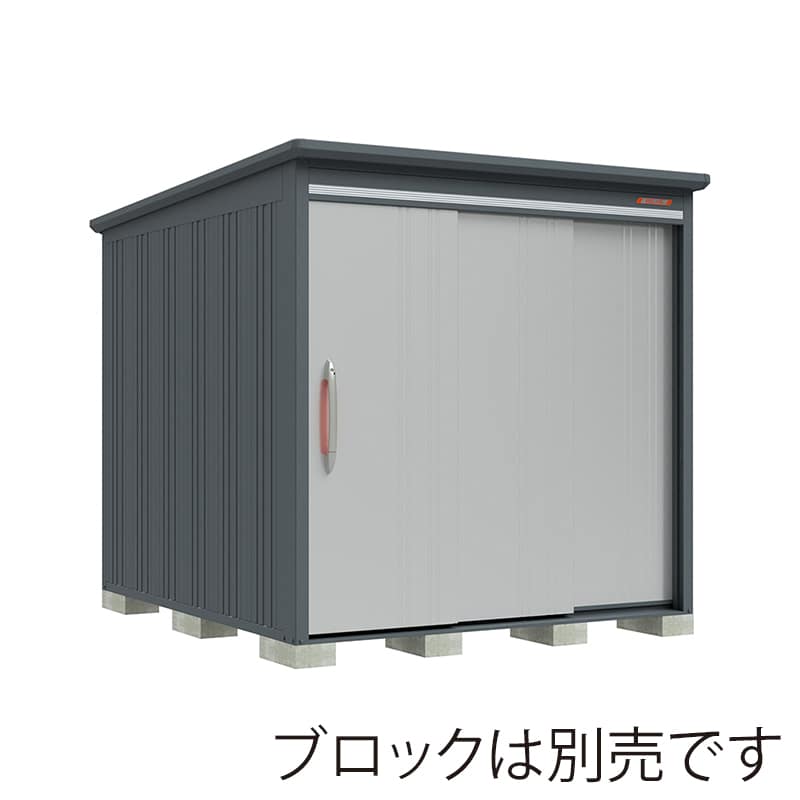 田窪工業所 中・大型物置 BELOS 一般型 結露減少屋根 側面棚 B-Z2126YLS ルミナスシルバー 1台（ご注文単位1台）【直送品】