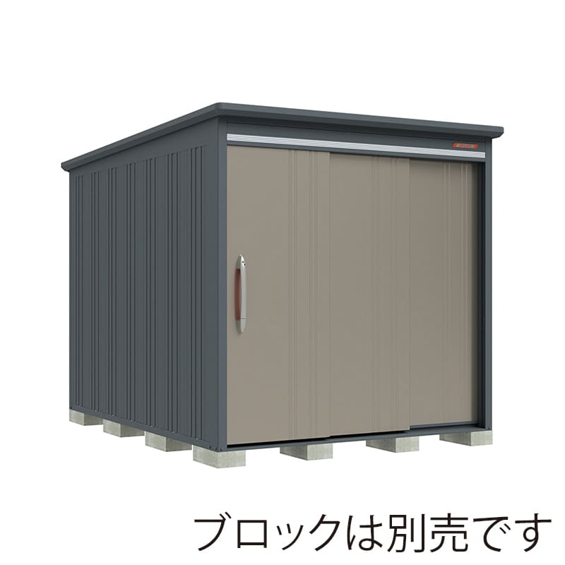 田窪工業所 中・大型物置 BELOS 豪雪型 標準屋根 背面棚 B-G2130AB アンバーゴールド 1台（ご注文単位1台）【直送品】