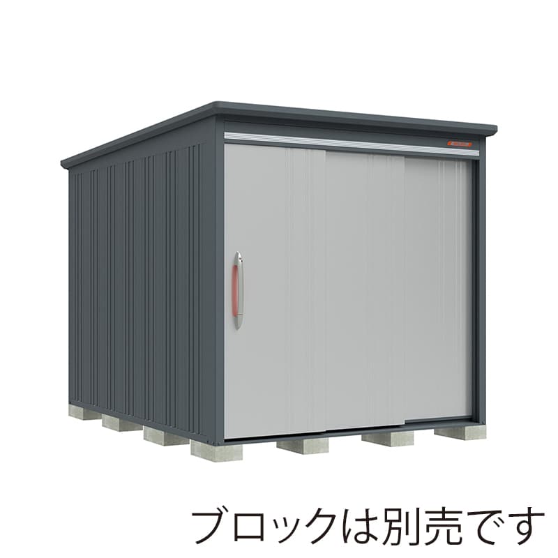 田窪工業所 中・大型物置 BELOS 一般型 結露減少屋根 背面棚 B-Z2130LS ルミナスシルバー 1台（ご注文単位1台）【直送品】