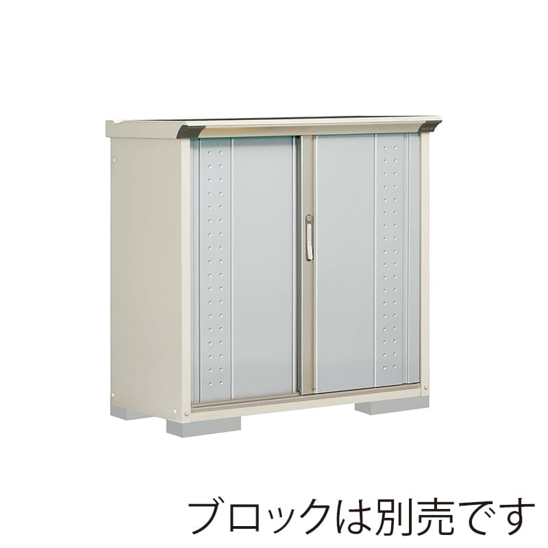 田窪工業所 小型物置 グランプレステージ ジャンプ 全面棚タイプ 本体ムーンホワイト GP-115DFLS ルミナスシルバー 1台（ご注文単位1台）【直送品】