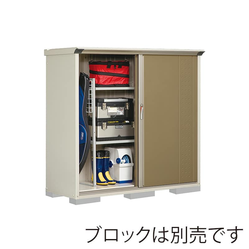 田窪工業所 小型物置 グランプレステージ ジャンプ たて置きタイプ 本体ムーンホワイト GP-176BTKA ナッツカーキ 1台（ご注文単位1台）【直送品】