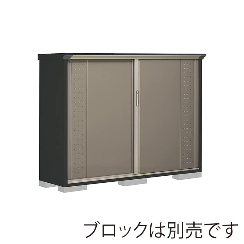 田窪工業所 小型物置 グランプレステージ ジャンプ 全面棚タイプ 本体アイボリーブラック GPY195CFCB カーボンブラウン 1台（ご注文単位1台）【直送品】