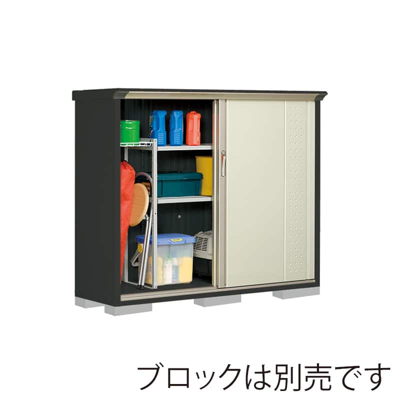 田窪工業所 小型物置 グランプレステージ ジャンプ たて置きタイプ 本体アイボリーブラック GPY175CTMW ムーンホワイト 1台（ご注文単位1台）【直送品】