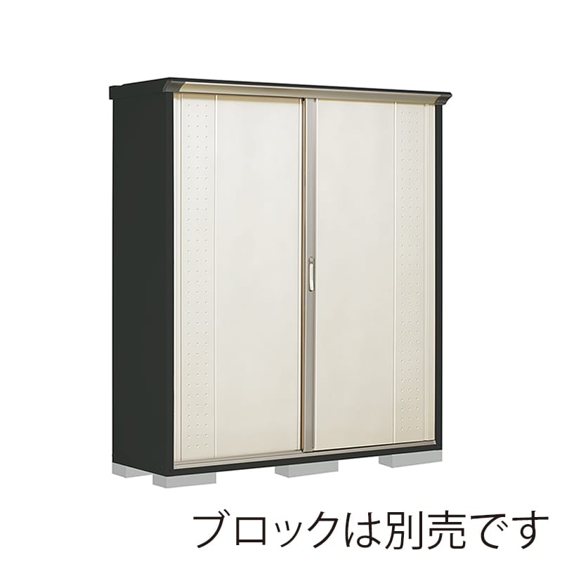 田窪工業所 小型物置 グランプレステージ ジャンプ たて置きタイプ 本体アイボリーブラック GPY175ATMW ムーンホワイト 1台（ご注文単位1台）【直送品】