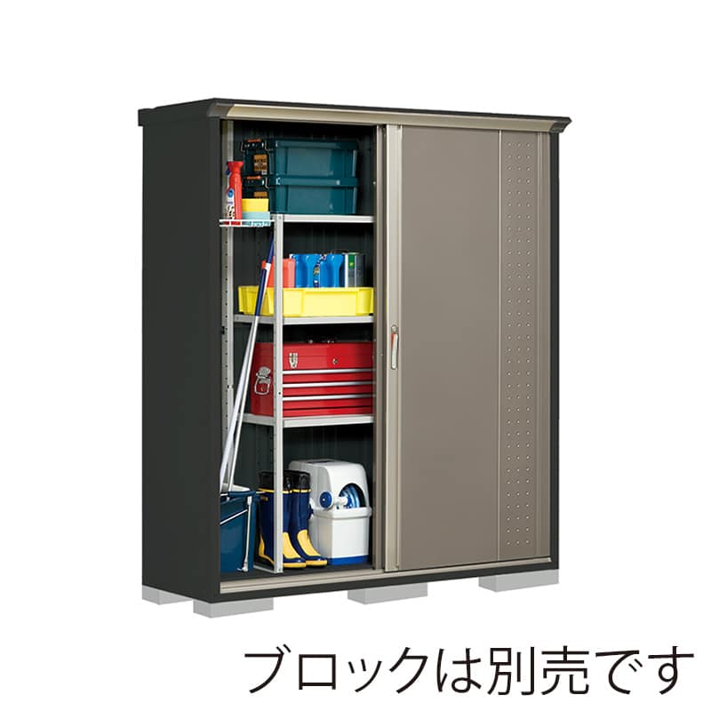 田窪工業所 小型物置 グランプレステージ ジャンプ たて置きタイプ 本体アイボリーブラック GPY175ATCB カーボンブラウン 1台（ご注文単位1台）【直送品】