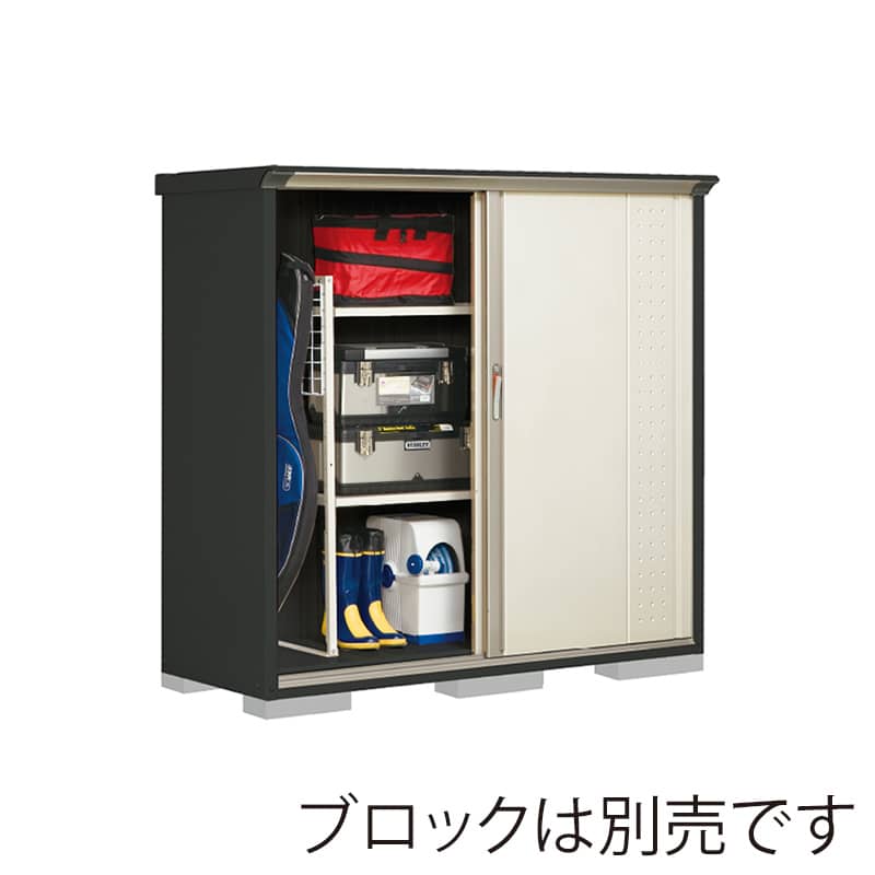 田窪工業所 小型物置 グランプレステージ ジャンプ たて置きタイプ 本体アイボリーブラック GPY176BTMW ムーンホワイト 1台（ご注文単位1台）【直送品】