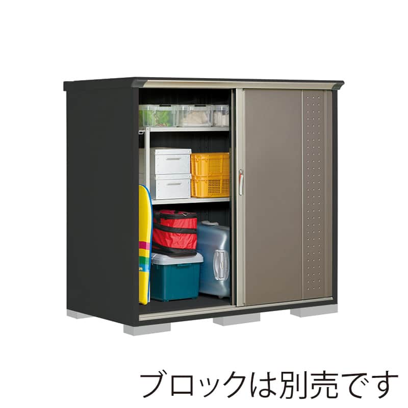 田窪工業所 小型物置 グランプレステージ ジャンプ たて置きタイプ 本体アイボリーブラック GPY179BTCB カーボンブラウン 1台（ご注文単位1台）【直送品】