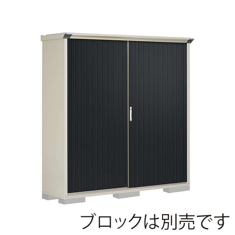 田窪工業所 小型物置 グランプレステージ ぺインタ 全面棚タイプ 本体ムーンホワイト P-195AFE1 SDメタル 1台（ご注文単位1台）【直送品】