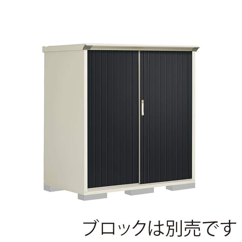 田窪工業所 小型物置 グランプレステージ ぺインタ 全面棚タイプ 本体ムーンホワイト P-159BFE1 SDメタル 1台（ご注文単位1台）【直送品】