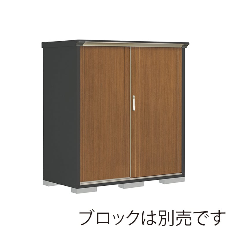 田窪工業所 小型物置 グランプレステージ ぺインタ たて置きタイプ 本体アイボリーブラック PY-157BTE5 WTキャメル 1台（ご注文単位1台）【直送品】