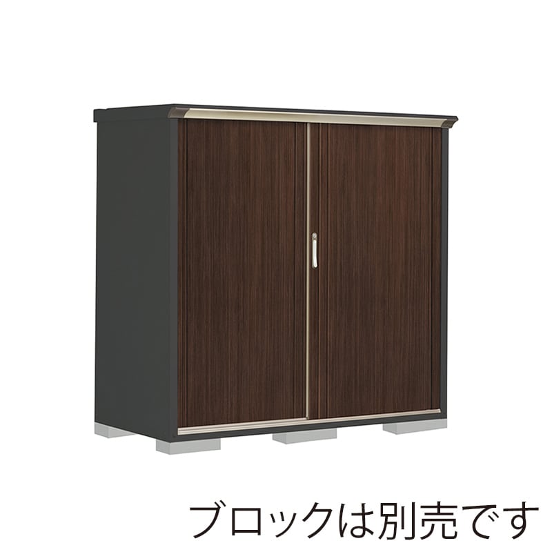 田窪工業所 小型物置 グランプレステージ ぺインタ たて置きタイプ 本体アイボリーブラック PY-177BTE6 WTブラックチェリー 1台（ご注文単位1台）【直送品】